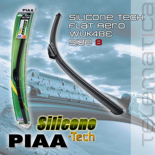 Foto PIAA wipers silicon tech flat blade - silicone rubber blade - Size 8