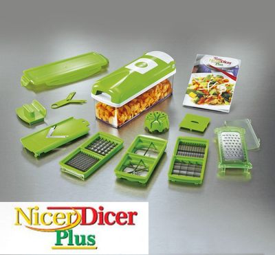 Foto Picador De Comida Nicer Dicer Plus Corta Verduras Alimentos Cocinar Picadora Tv