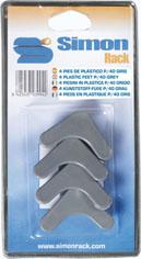 Foto Pie estanteria gris p/40 (4u) 90130000004