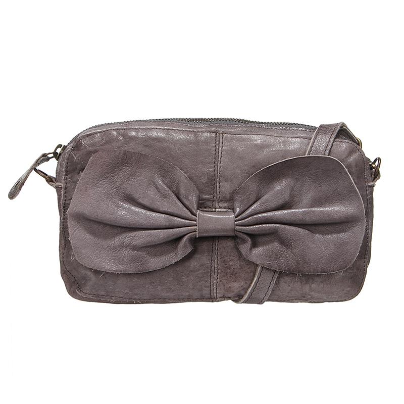 Foto Pieces Bolso de piel - pernille leather cross over bag ki - Violeta