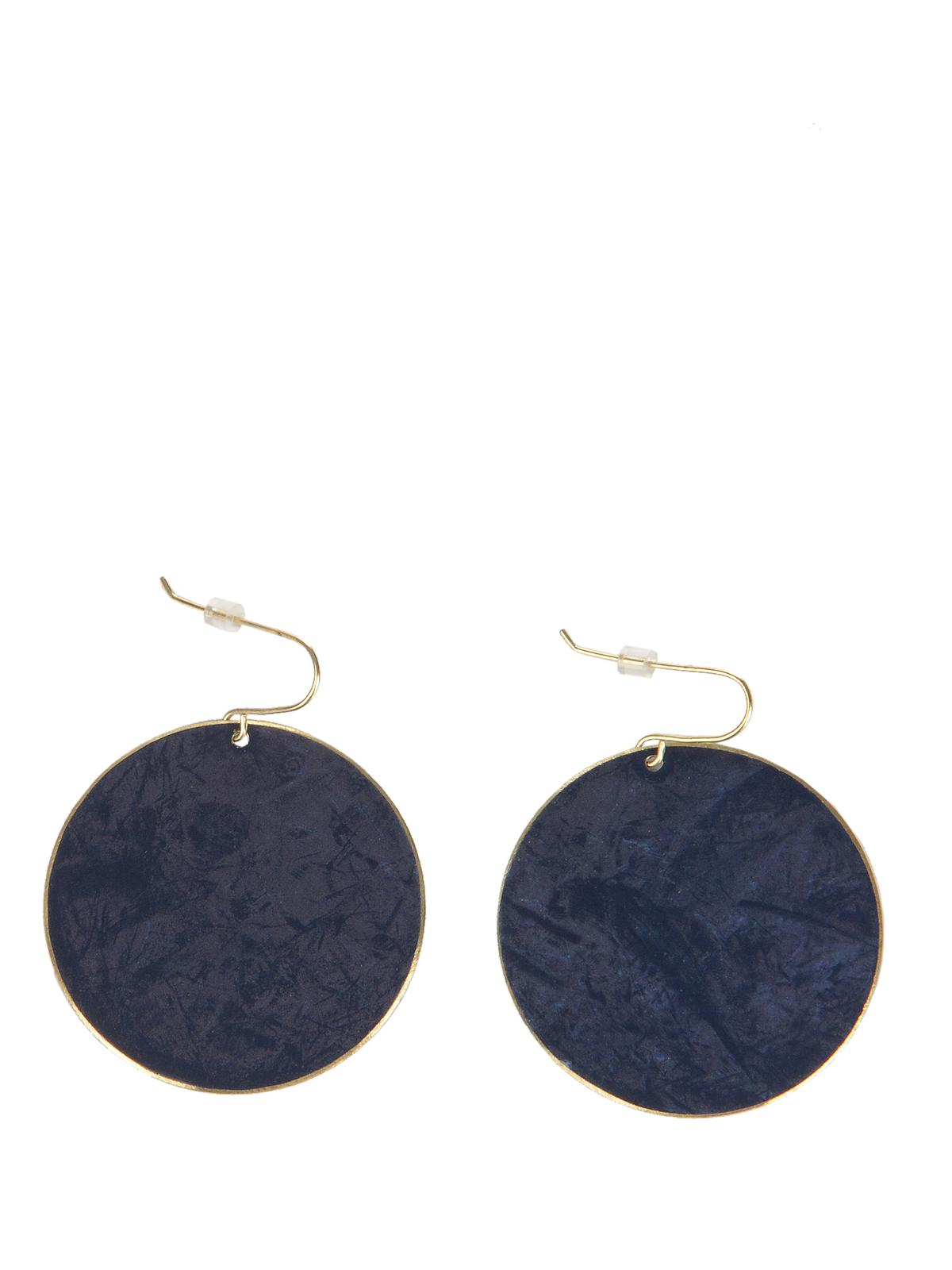Foto Pieces Bunga Pendientes azul noche ONE SIZE
