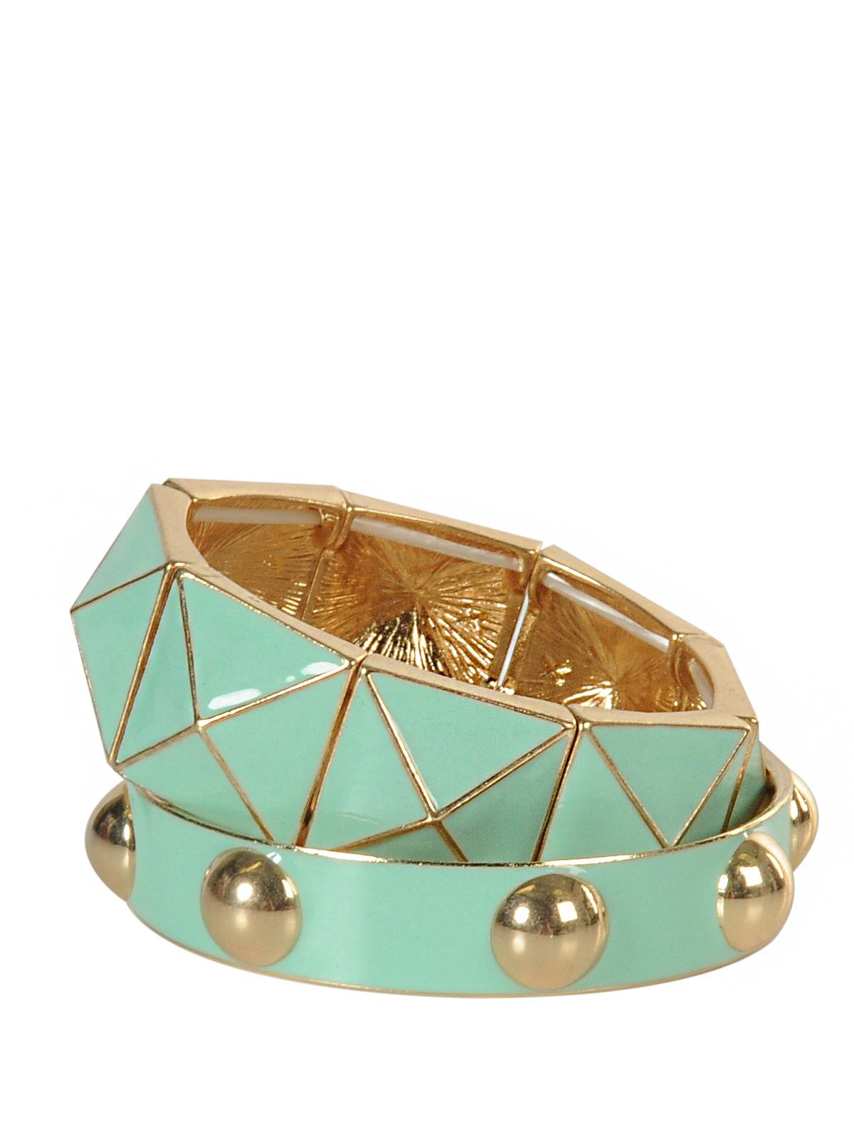Foto Pieces Gabriella pulsera verde menta S/M