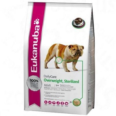 Foto Pienso eukanuba daily care overweight, sterilized para perros 12,5 Kg