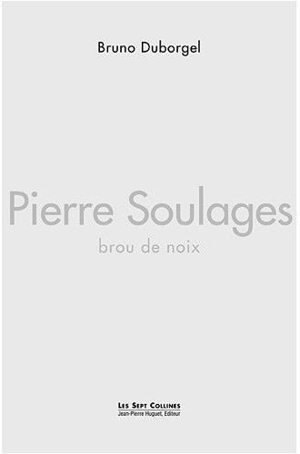 Foto Pierre soulages. brou de noix