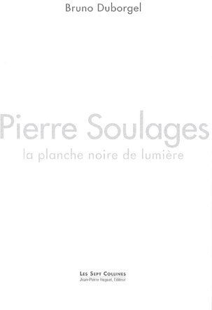 Foto Pierre soulages, la planche noire de...