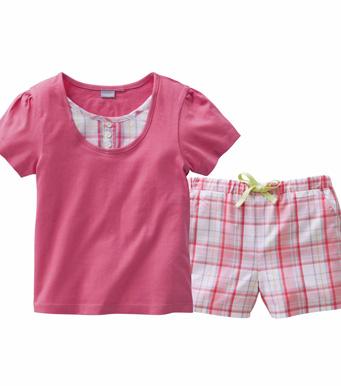 Foto Pijama 2 piezas algodón niña