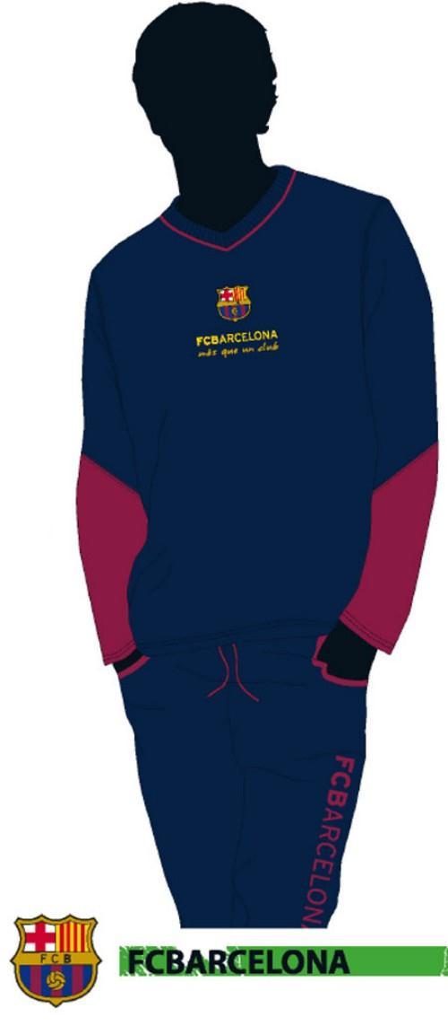 Foto Pijama blaugrana largo fc barcelona 6 años