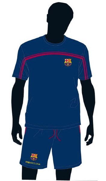 Foto Pijama corto blaugrana fc barcelona talla 2 años