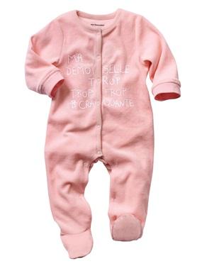 Foto Pijama de terciopelo bebé niña prematuro a 3 años