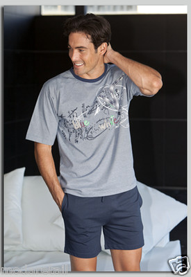 Foto Pijama Hombre Massana Corto Celeste Tallas S / M Antes 45� Ahora 29,90�