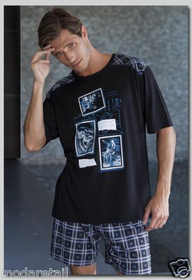Foto Pijama Hombre Massana Corto Negro Tallas M / L / Xl / Xxl Antes 45ÿ Ahora 29,90ÿ