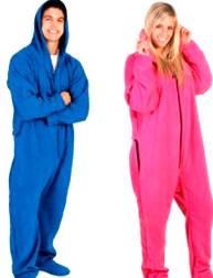 Foto Pijama Mono. Calentito Y Suave. Pareja. 2 Unidades. Mujer Y Hombre. Rosa Y Azul.