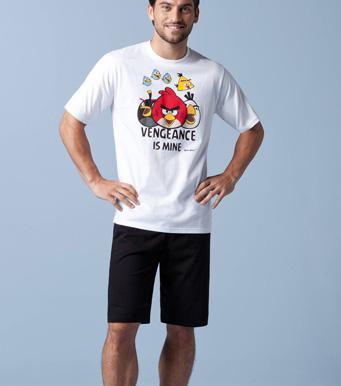 Foto Pijama short hombre ANGRY BIRDS