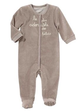Foto Pijama terciopelo bebé prematuro a 36 meses