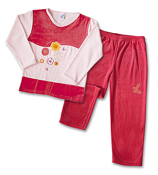 Foto Pijama Terciopelo  Ni�a Cocuy.  Tundosado. La Mejor Calidad. Muy Calentito