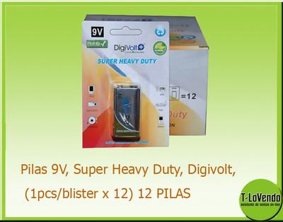 Foto Pila 9v Digivolt Super Heavy Duty (blister 12 X 1 Pilas) 12 Pilas