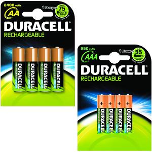 Foto Pilas Recargables AA y AAA Duracell - BUN0013A