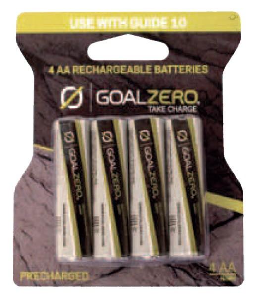Foto pilas recargables goal zero lr06 pila aa de recarga