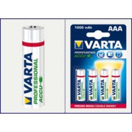 Foto pilas recargables varta aaa 1000 mha x4
