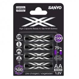 Foto pilas sanyo eneloop aax4 2500 mah