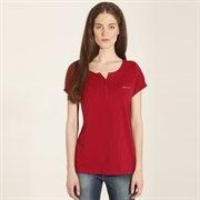 Foto PIMKIE Camiseta granate con cuello de pico