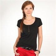 Foto PIMKIE Camiseta negra con botones