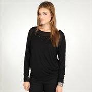 Foto PIMKIE Camiseta negra con tachuelas