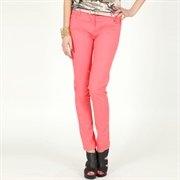 Foto PIMKIE Pantalón slim con cinturón de color coral