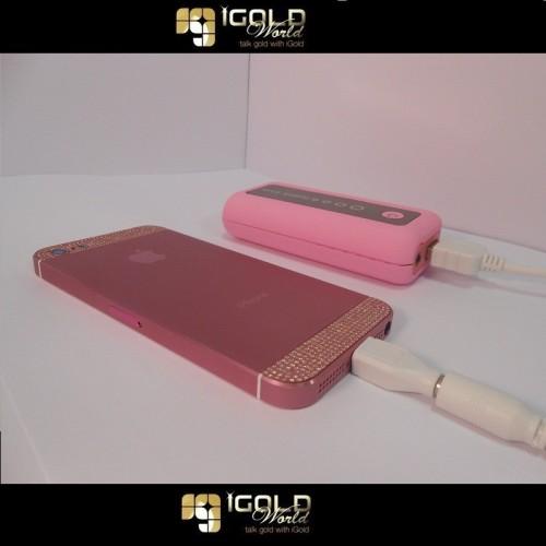 Foto Pink iPhone 5 with Swarovski Elements