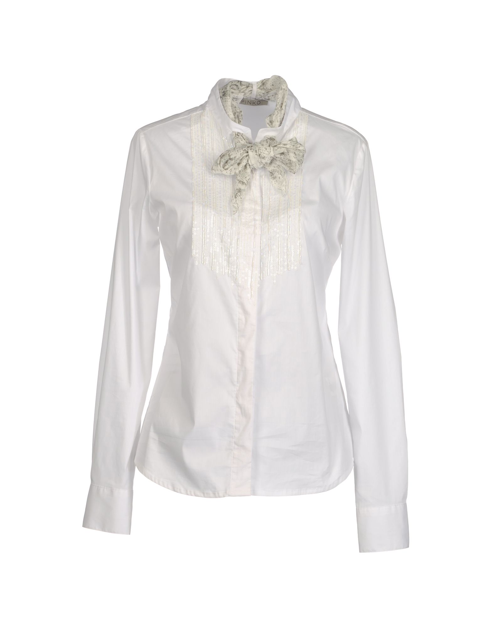 Foto pinko grey camisas de manga larga
