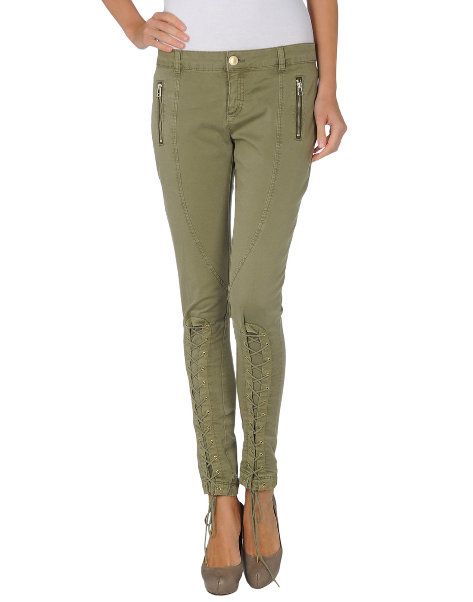 Foto pinko grey pantalones
