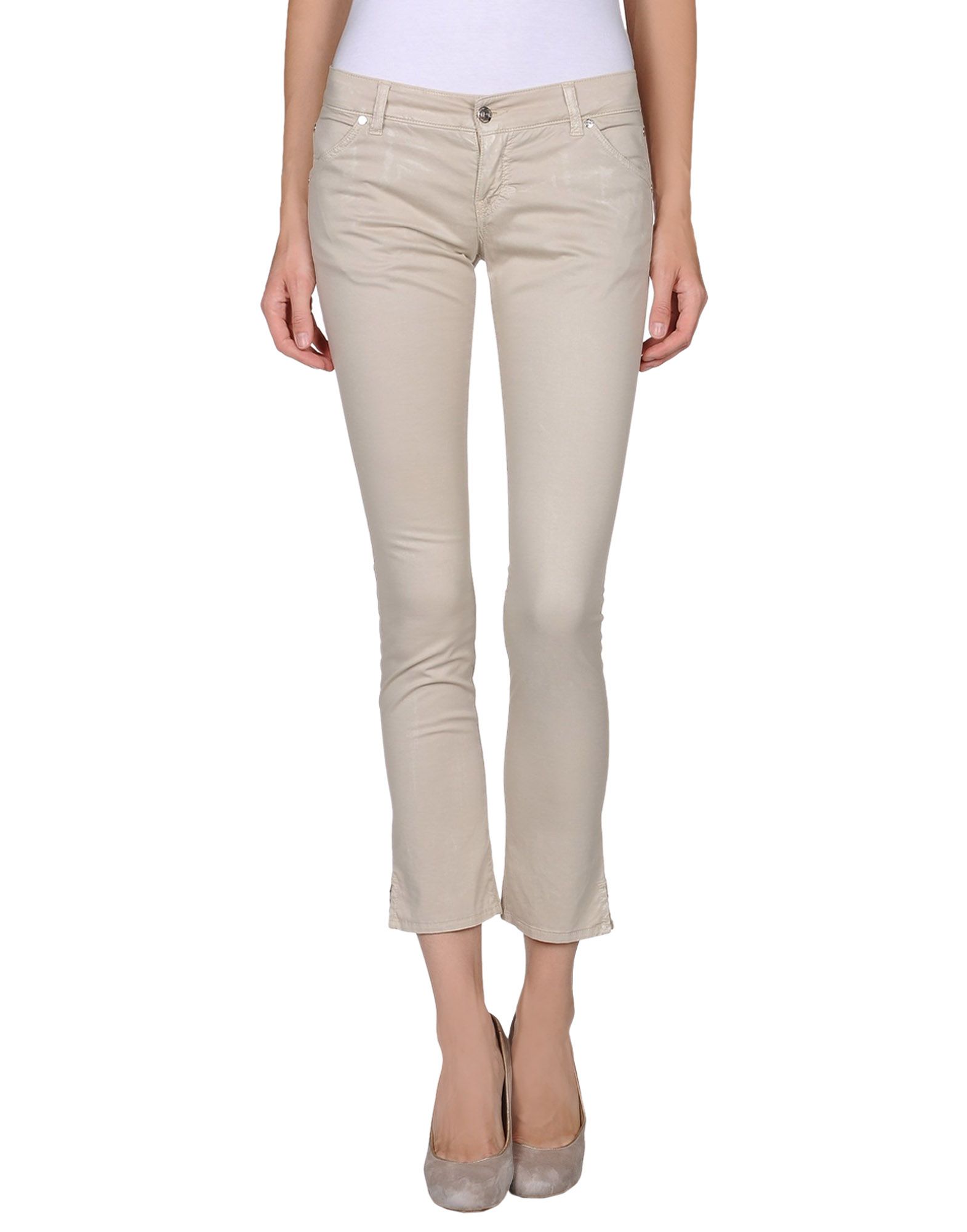 Foto Pinko Grey Pantalones Mujer Beige