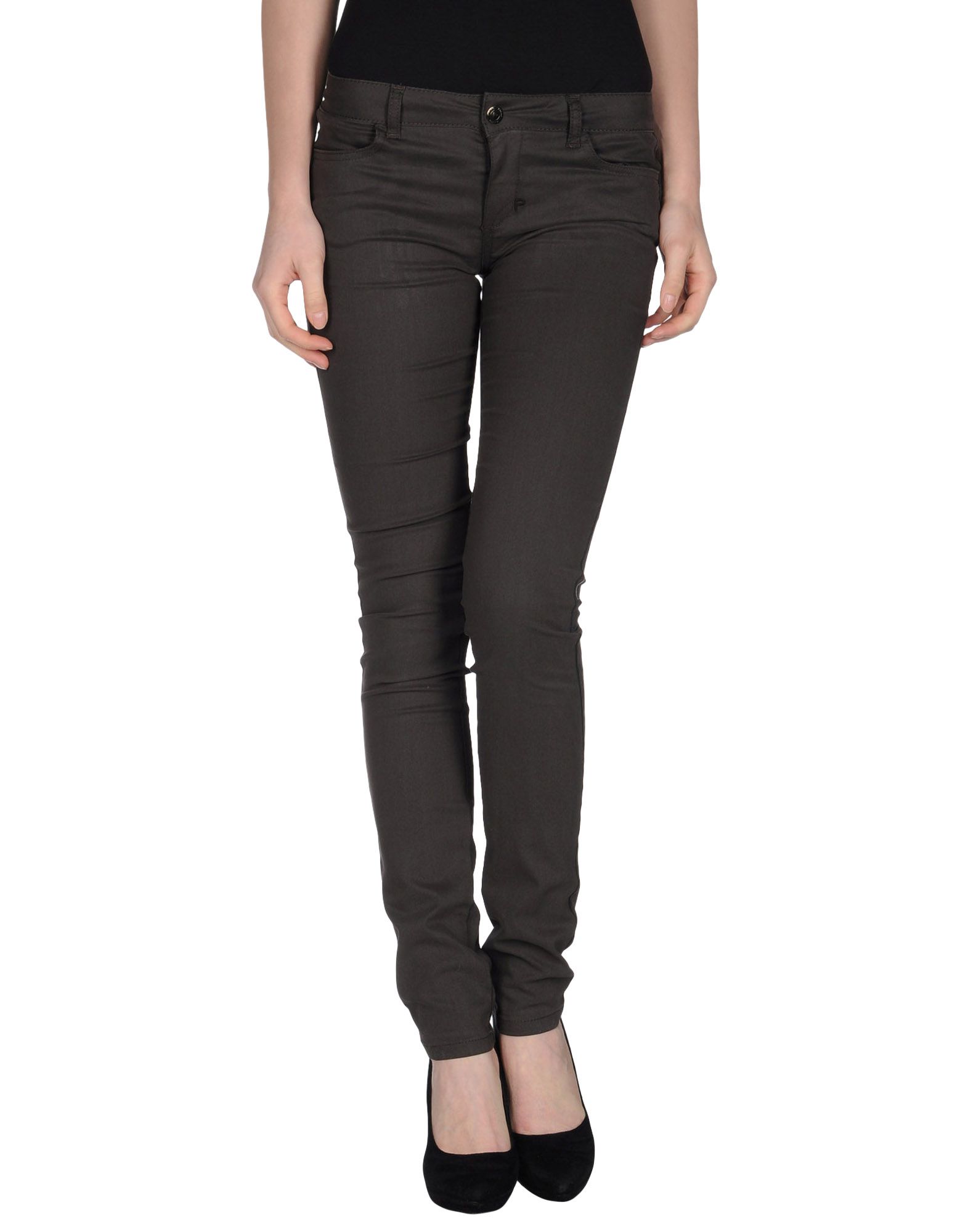 Foto Pinko Grey Pantalones Mujer Café