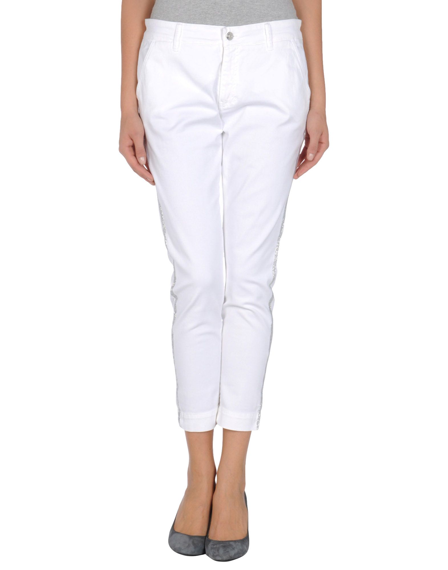 Foto pinko grey pantalones piratas

