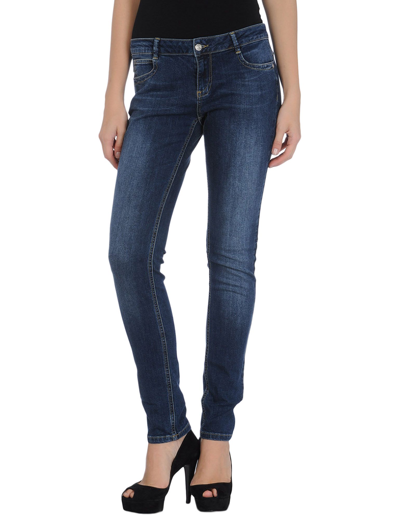 Foto pinko grey pantalones vaqueros
