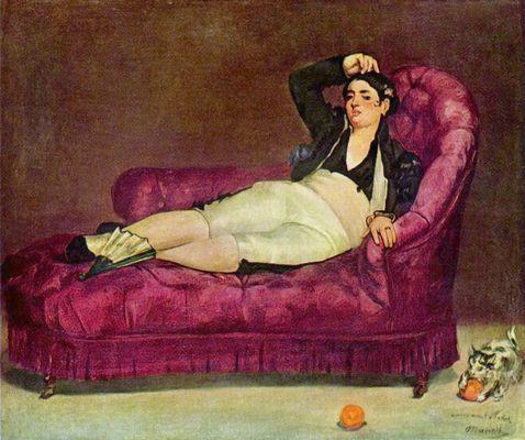 Foto Pintura: Edouard Manet - Mujer joven en traje español - cuadro 3972