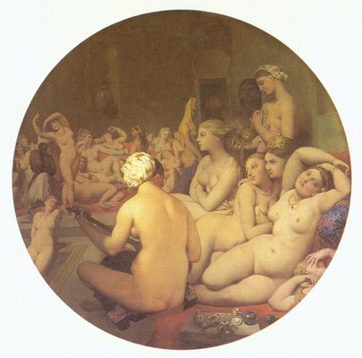 Foto Pintura: Jean Auguste Dominique Ingres - El baño turco - cuadro 3467