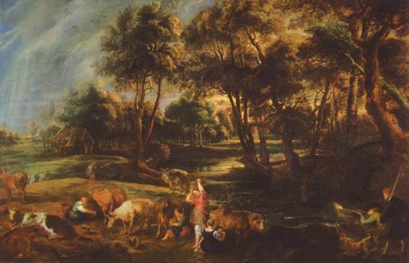 Foto Pintura: Peter Paul Rubens - La caza del pato - cuadro 5404