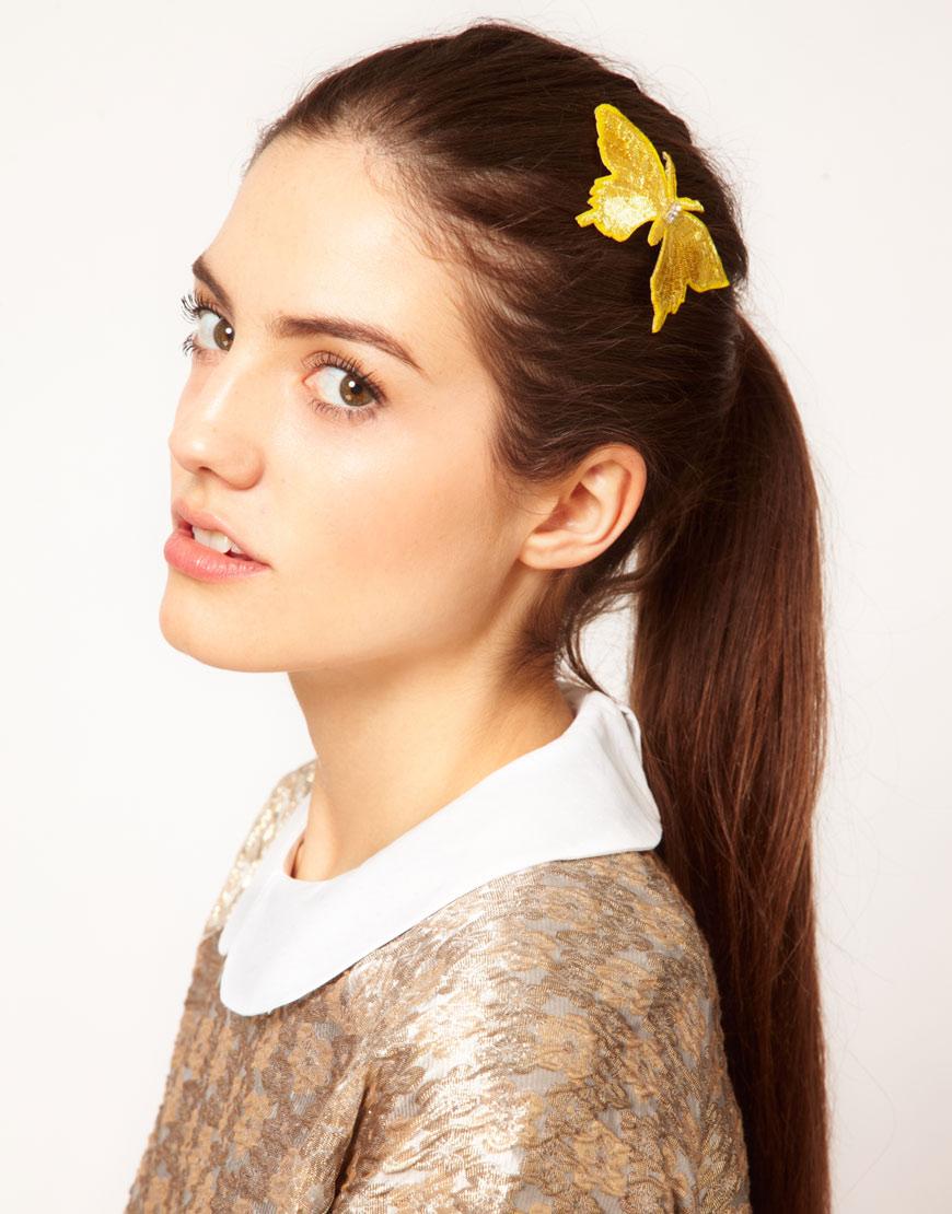 Foto Pinza de mariposa para el pelo de inspiración vintage de Johnny Lo...