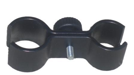 Foto Pinza de plástico para acoplar una linterna al visor