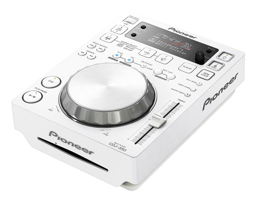 Foto PIONEER DJ CDJ-350-W White Professional Compact Disc
