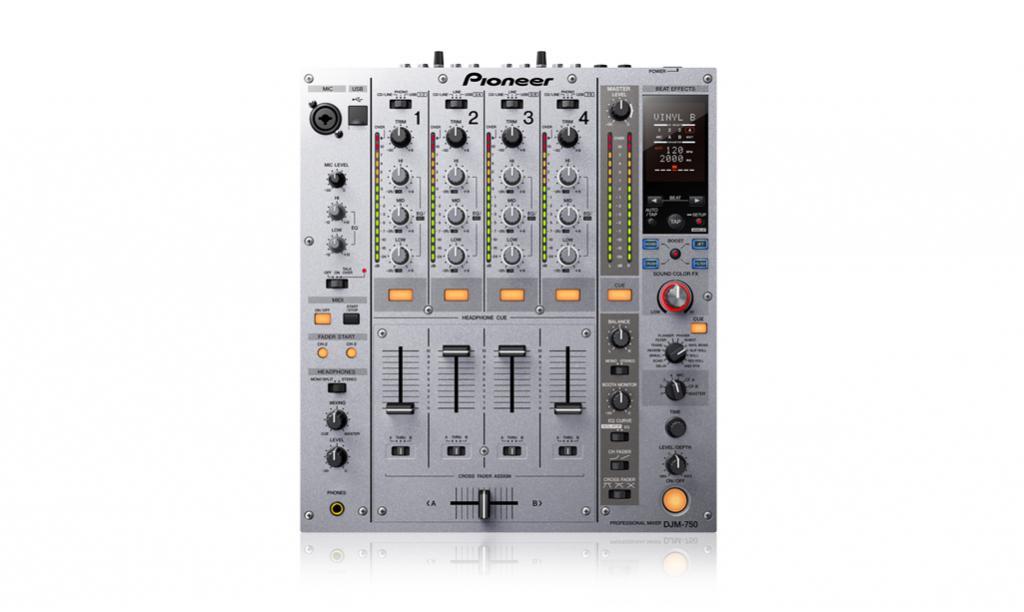 Foto PIONEER DJ DJM-750S Silver 4-channel Mixer