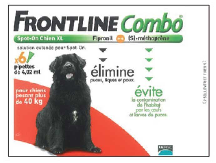 Foto pipeta insecticida frontline combo perro xl 40-60kg 1me05831