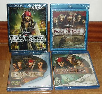 Foto Piratas Del Caribe - Ediciones Especiales - Quadrilogia 7 Blu-ray+1 Dvd - Disney
