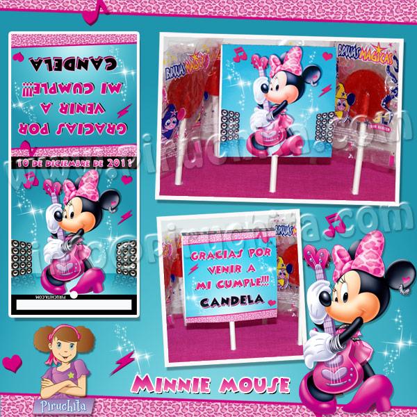 Foto Piruletas Minnie Mouse personalizadas #01