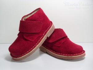 Foto Pisacacas o pisamierdas con velcro rojo