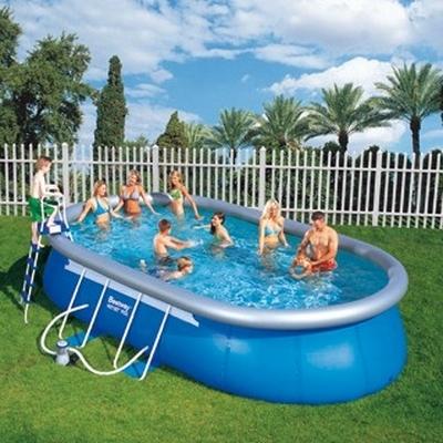 Foto Piscina Bestway Oval Fast Set Pool 56121f