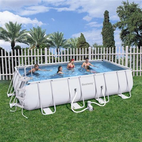 Foto Piscina bestway rectangular frame 549x274x122cm con depuradora cartuc
