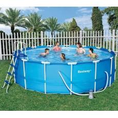 Foto piscina bestway ultra reforzada steel pro 366x100cm