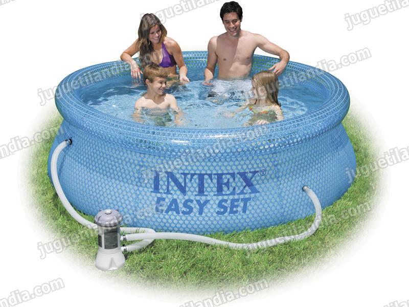 Foto Piscina easy set 244x76cm. con depuradora